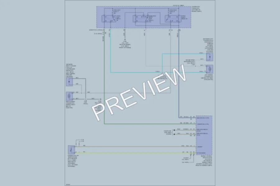 2010 Chevrolet Malibu Cooling Fan wiring diagram preview