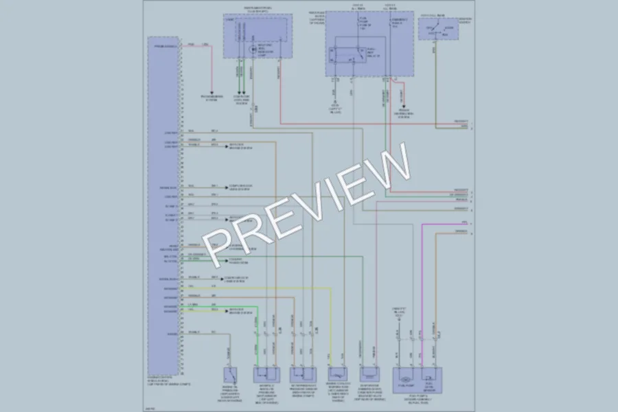 2010 Chevrolet Malibu Engine Performance wiring diagram preview