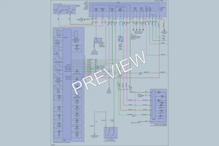 2010 Chevrolet Malibu Instrument Cluster wiring diagram preview