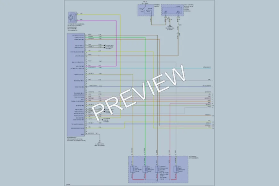2010 Chevrolet Malibu Transmission wiring diagram preview