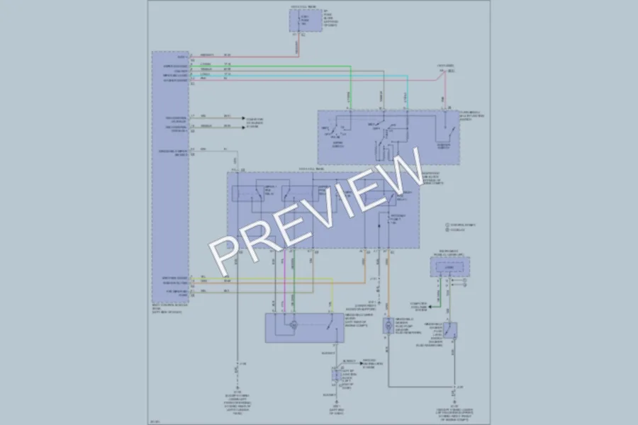 2010 Chevrolet Tahoe Wiper Washer wiring diagram preview
