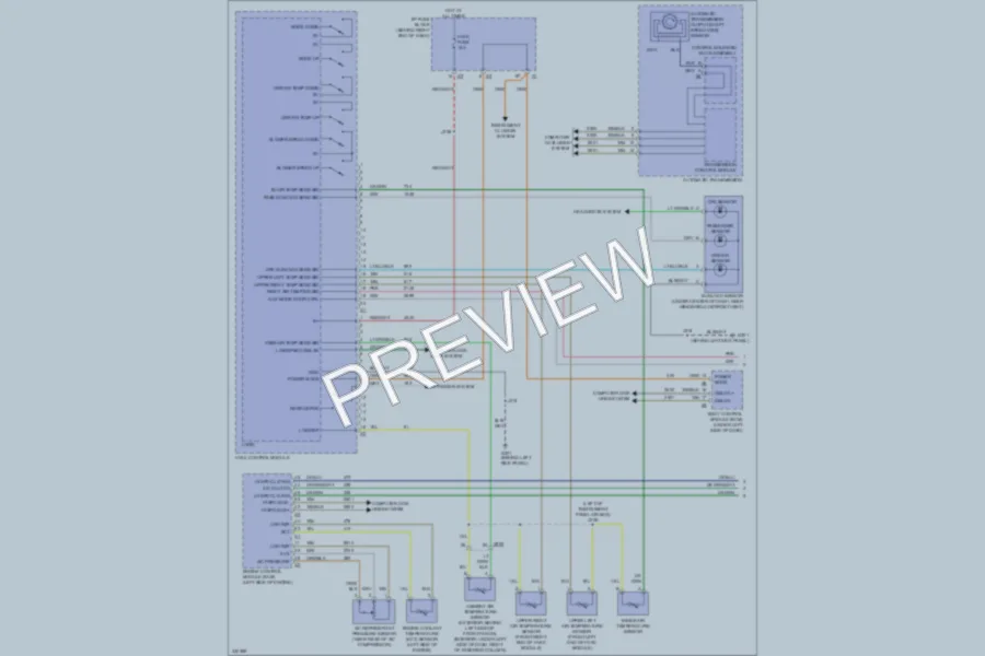 2010 Chevrolet Traverse Air Conditioning wiring diagram preview