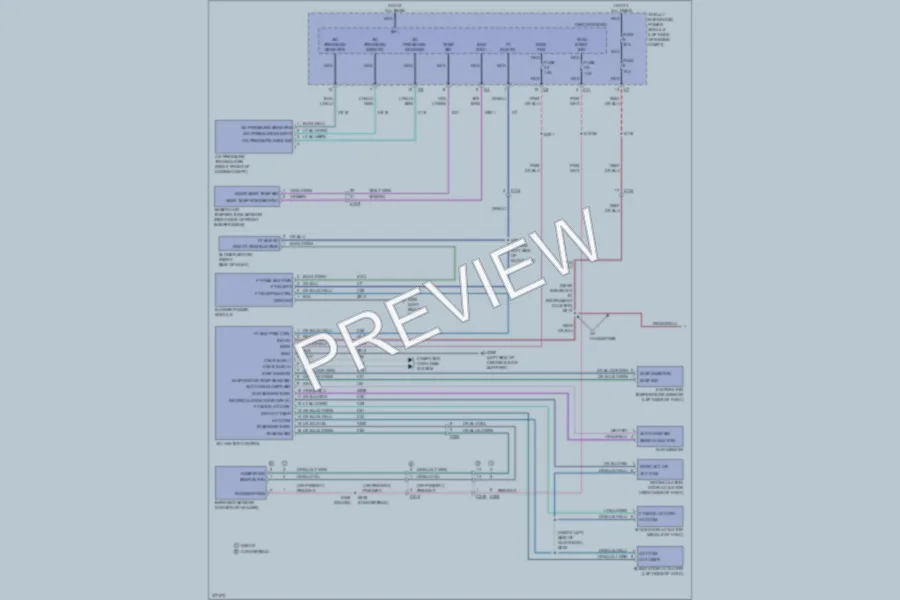 2010 Dodge Avenger Air Conditioning wiring diagram preview