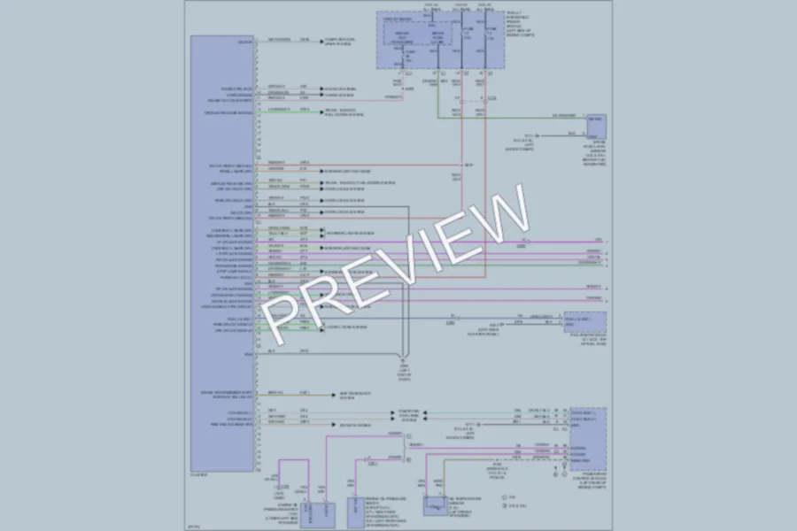 2010 Dodge Avenger Instrument Cluster wiring diagram preview