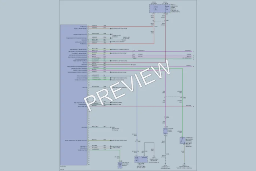 2010 Dodge Caliber Instrument Cluster wiring diagram preview