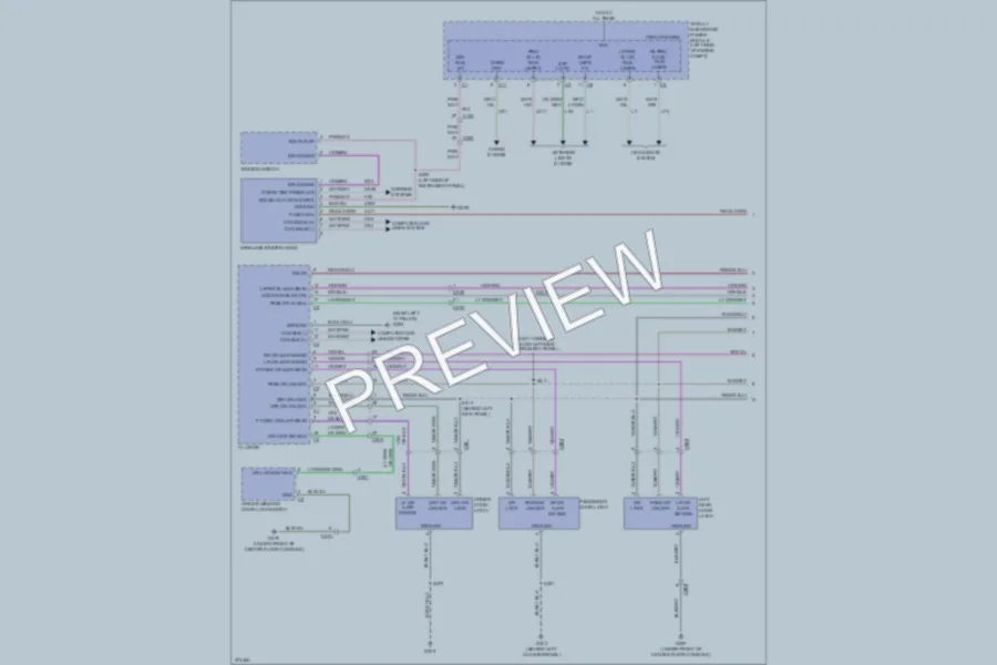 2010 Dodge Caliber Power Door Locks wiring diagram preview