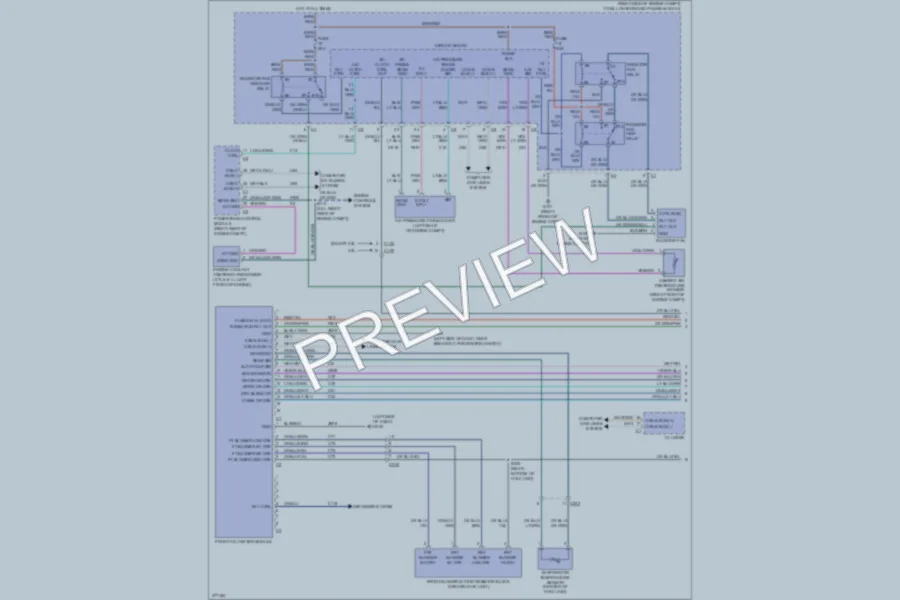 2010 Dodge Challenger Air Conditioning wiring diagram preview