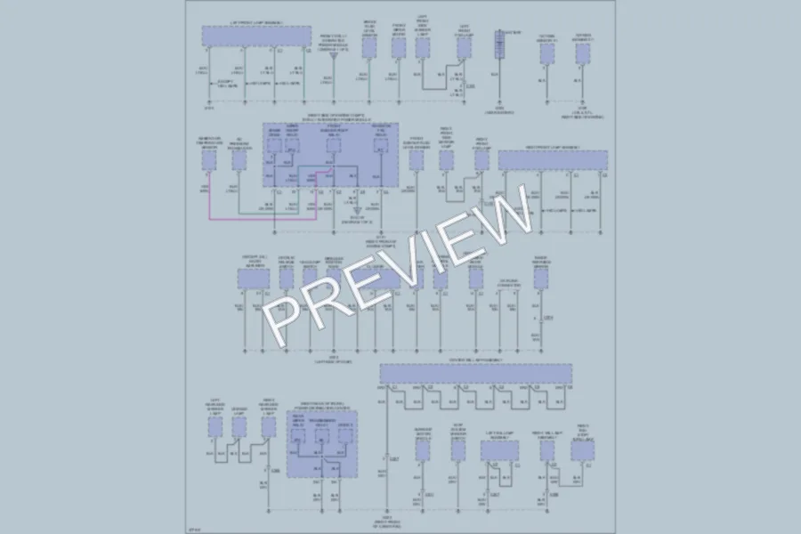 2010 Dodge Challenger Ground Distribution wiring diagram preview