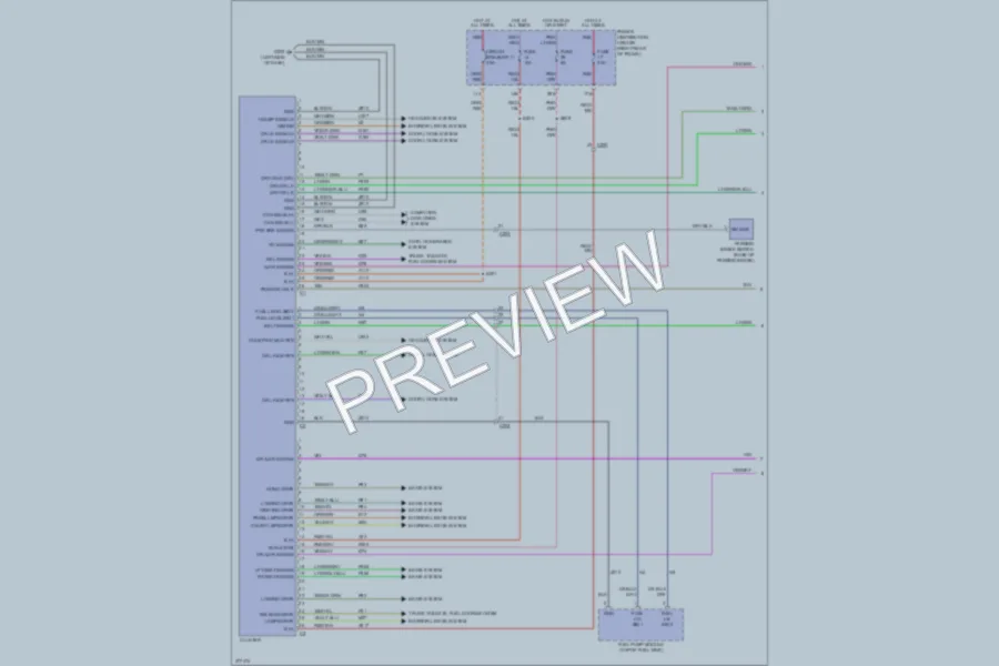 2010 Dodge Challenger Instrument Cluster wiring diagram preview