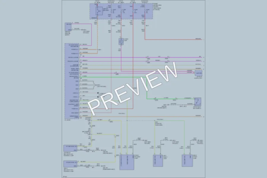 2010 Dodge Challenger Interior Lights wiring diagram preview
