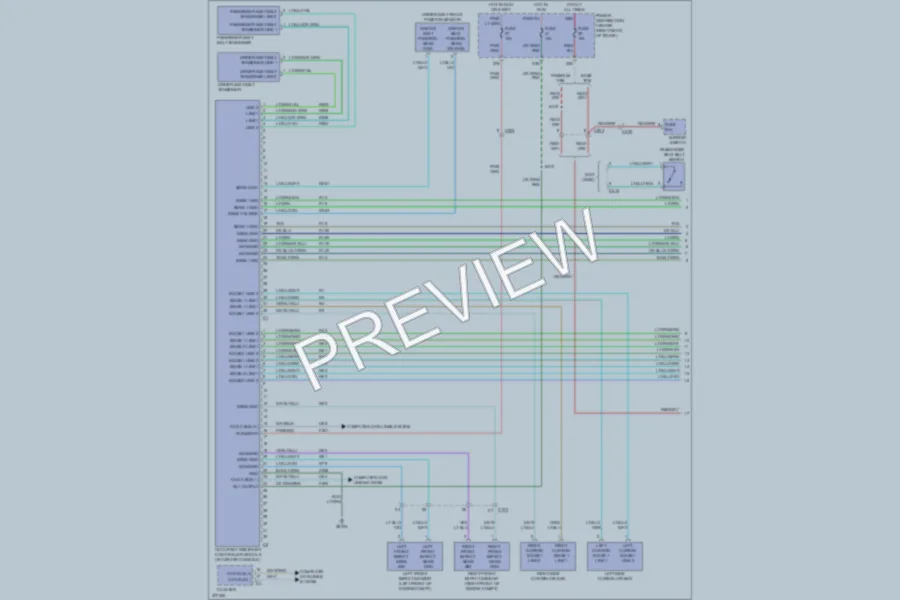 2010 Dodge Challenger Supplemental Restraints wiring diagram preview