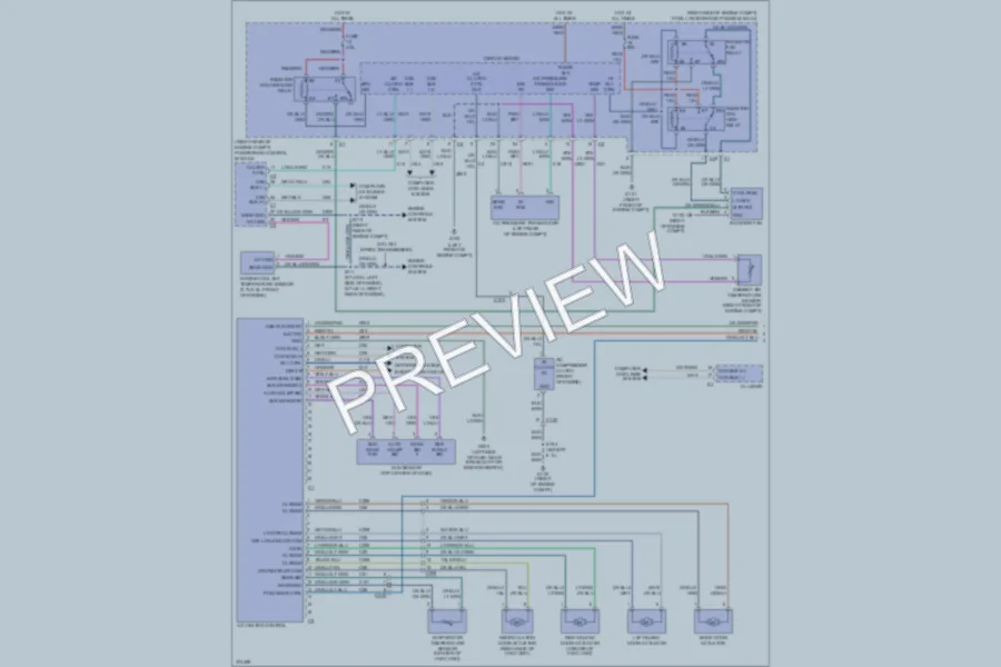 2010 Dodge Charger Air Conditioning wiring diagram preview