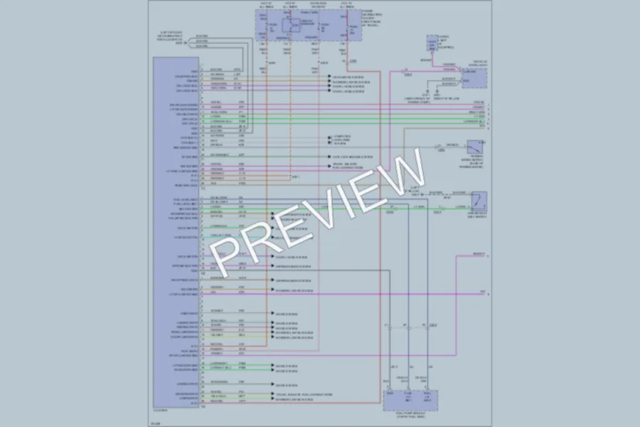 2010 Dodge Charger Instrument Cluster wiring diagram preview