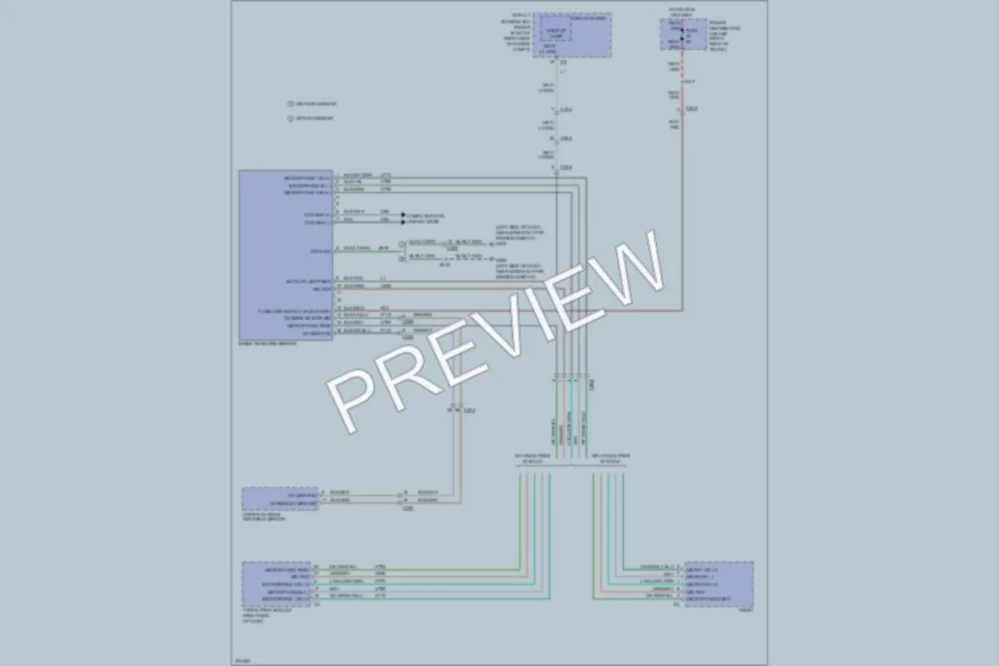 2010 Dodge Charger Power Mirrors wiring diagram preview