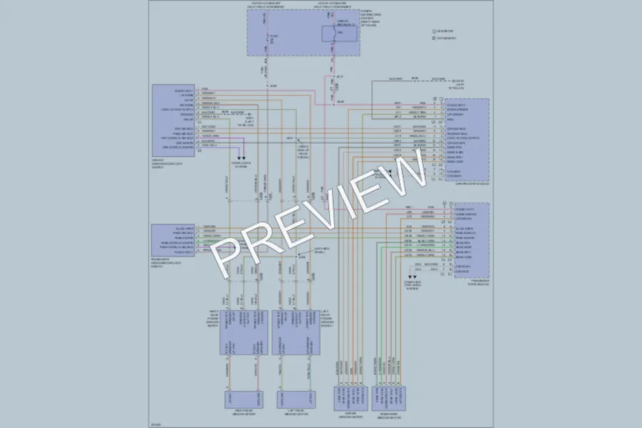 2010 Dodge Charger Power Windows wiring diagram preview
