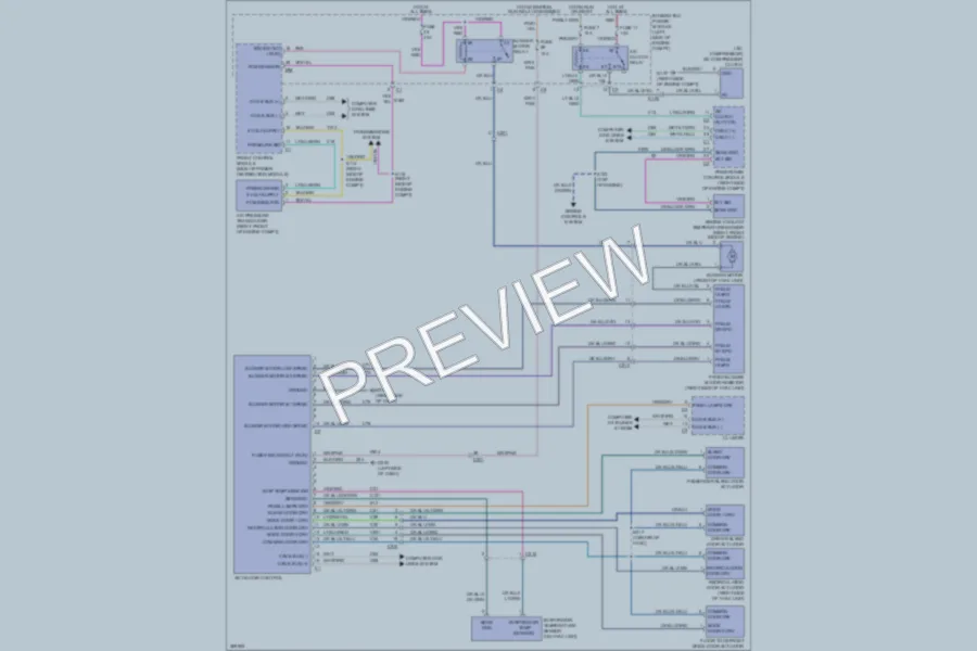 2010 Dodge Dakota Air Conditioning wiring diagram preview