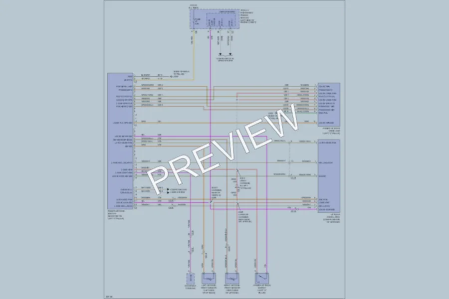 2010 Dodge GrandCaravan Trunk Tailgate Fuel Door wiring diagram preview