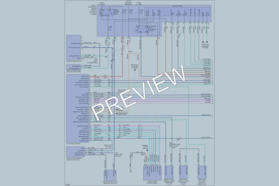 2010 Dodge Journey Air Conditioning wiring diagram preview