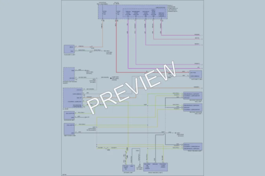 2010 Dodge Journey Interior Lights wiring diagram preview