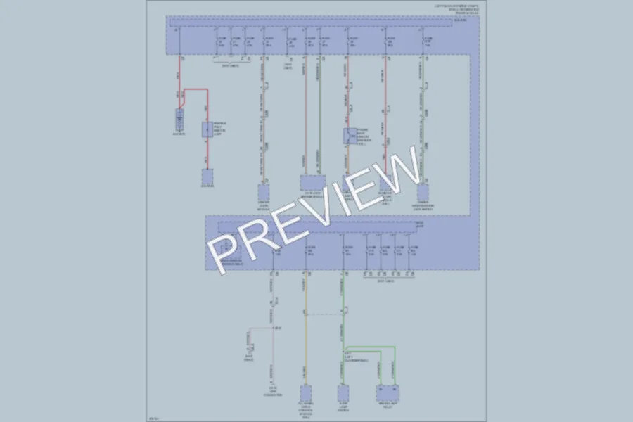 2010 Dodge Journey Power Distribution wiring diagram preview