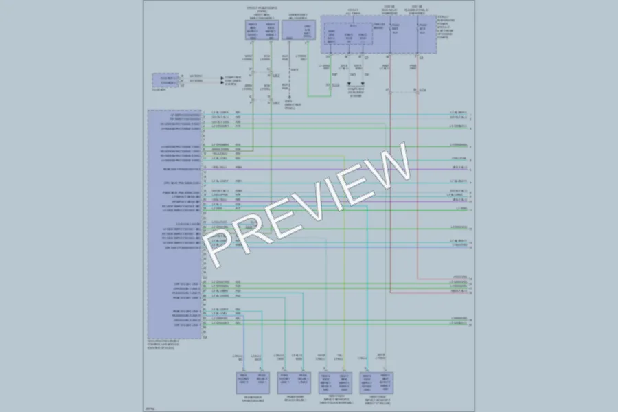 2010 Dodge Journey Supplemental Restraints wiring diagram preview