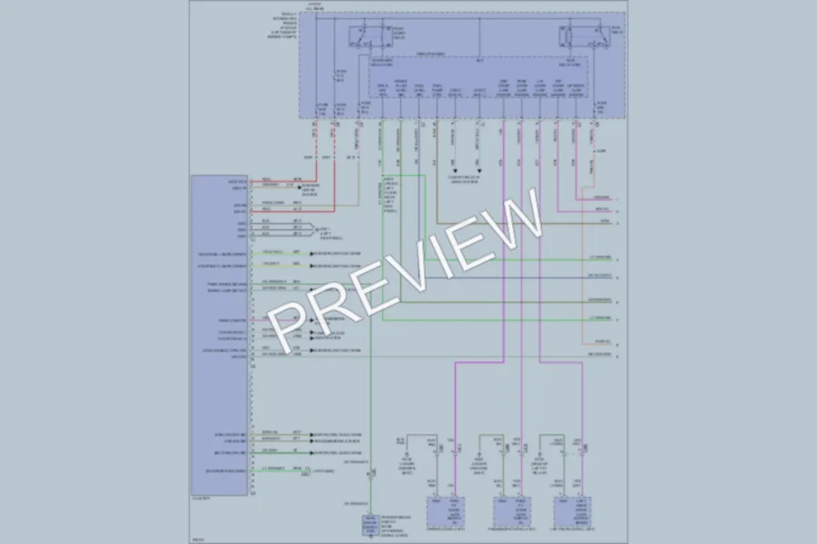 2010 Dodge Nitro Instrument Cluster wiring diagram preview