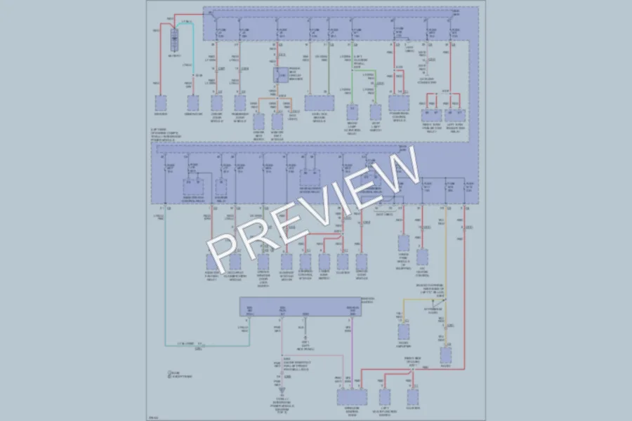 2010 Dodge Nitro Power Distribution wiring diagram preview