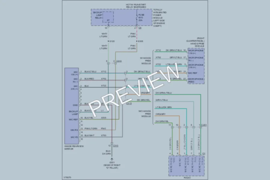 2010 Dodge Nitro Power Mirrors wiring diagram preview