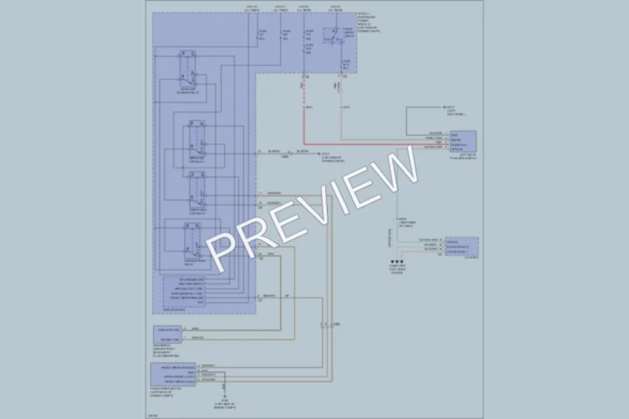 2010 Dodge Nitro Wiper Washer wiring diagram preview