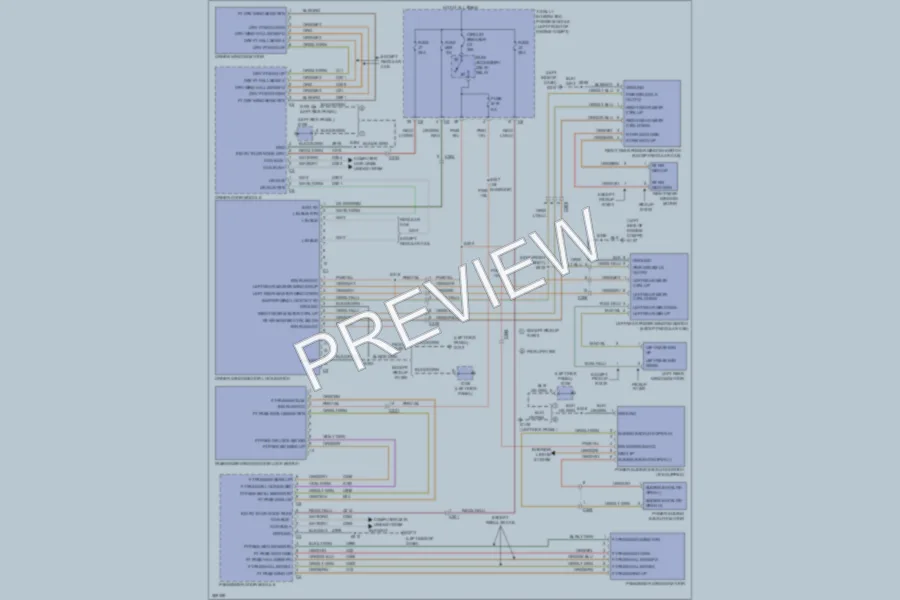 2010 Dodge R3500 Power Windows wiring diagram preview