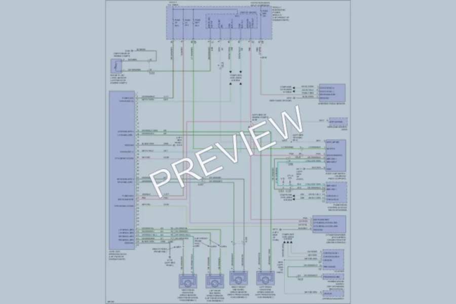 2010 Dodge R1500 Anti Lock Brakes wiring diagram preview