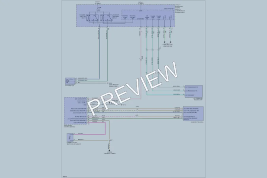 2010 Dodge R3500 Cooling Fan wiring diagram preview