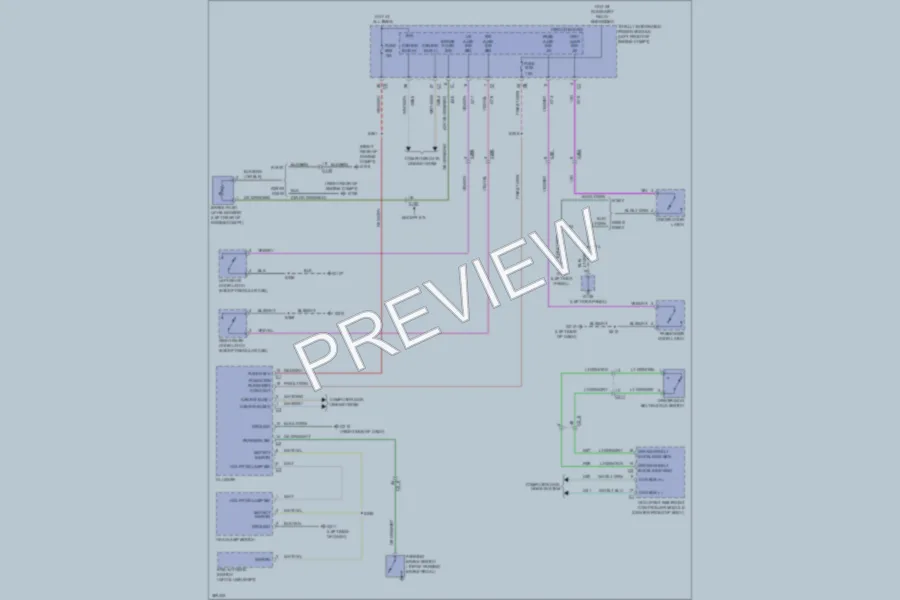 2010 Dodge R3500 Warning Systems wiring diagram preview