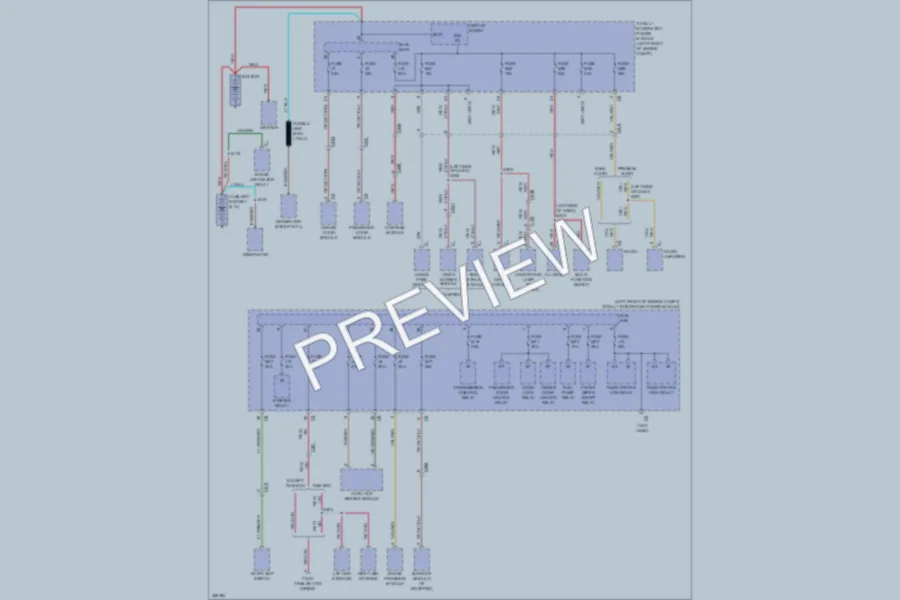 2010 Dodge R3500 Power Distribution wiring diagram preview