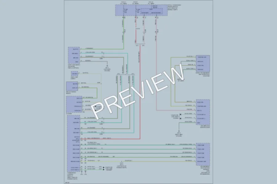 2010 Dodge R3500 Shift Interlock wiring diagram preview
