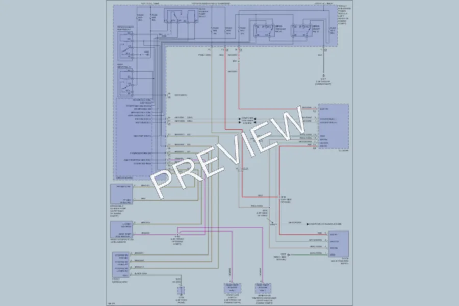 2010 Dodge R3500 Wiper Washer wiring diagram preview