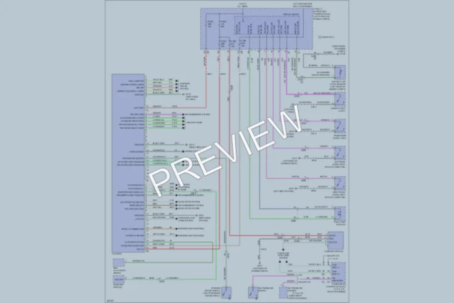 2010 Dodge R3500 Instrument Cluster wiring diagram preview