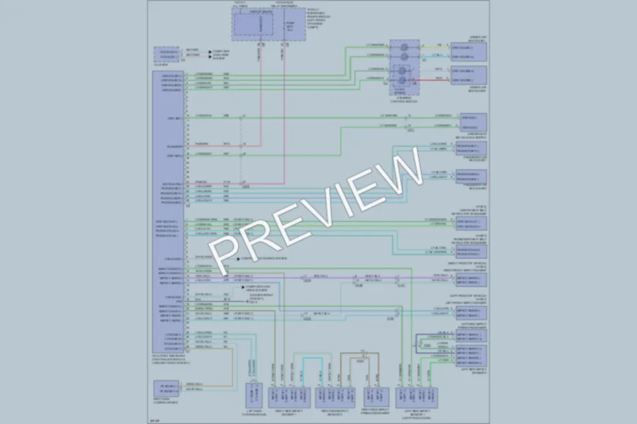 2010 Dodge R3500 Supplemental Restraints wiring diagram preview