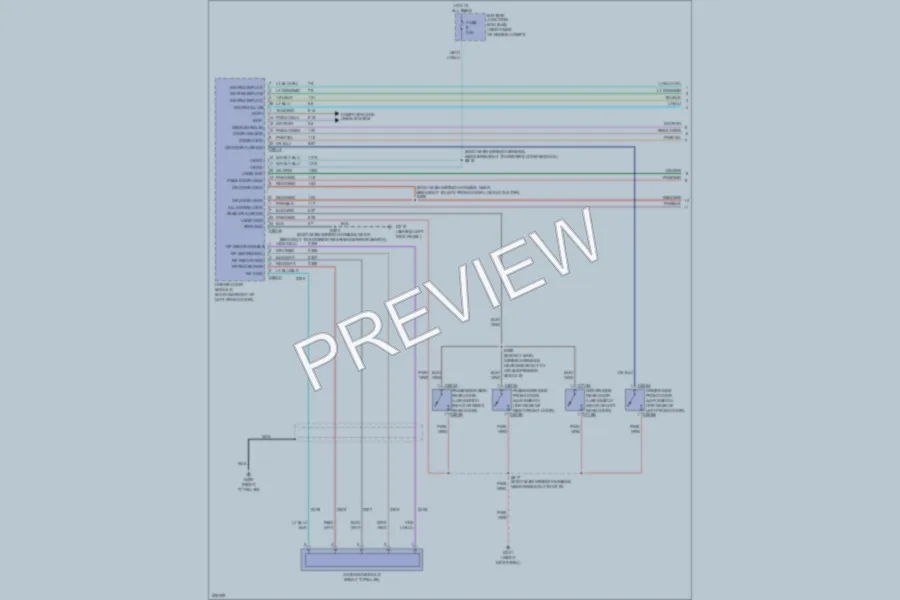 2010 Ford CrownVictoria Anti Theft wiring diagram preview