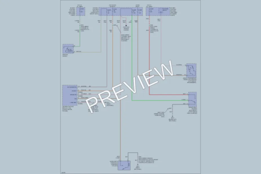 2010 Ford CrownVictoria Shift Interlock wiring diagram preview