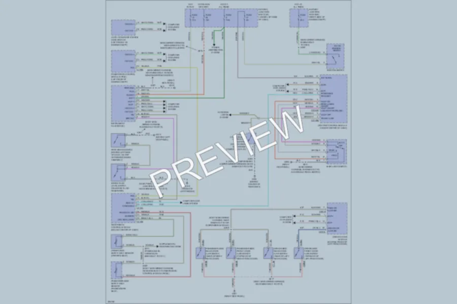 2010 Ford CrownVictoria Warning Systems wiring diagram preview