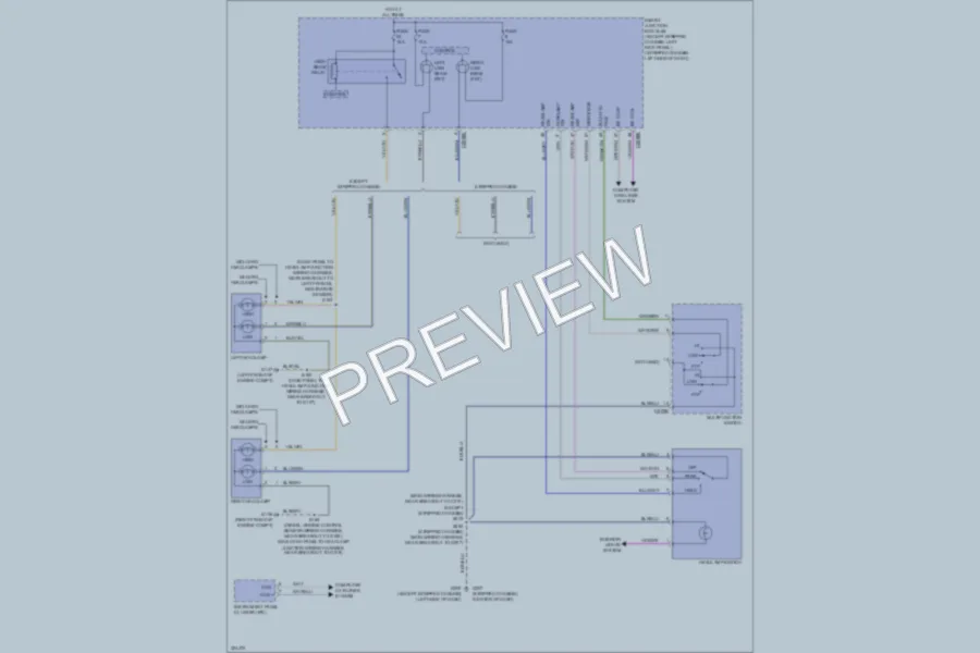 2010 Ford E150 Headlights wiring diagram preview