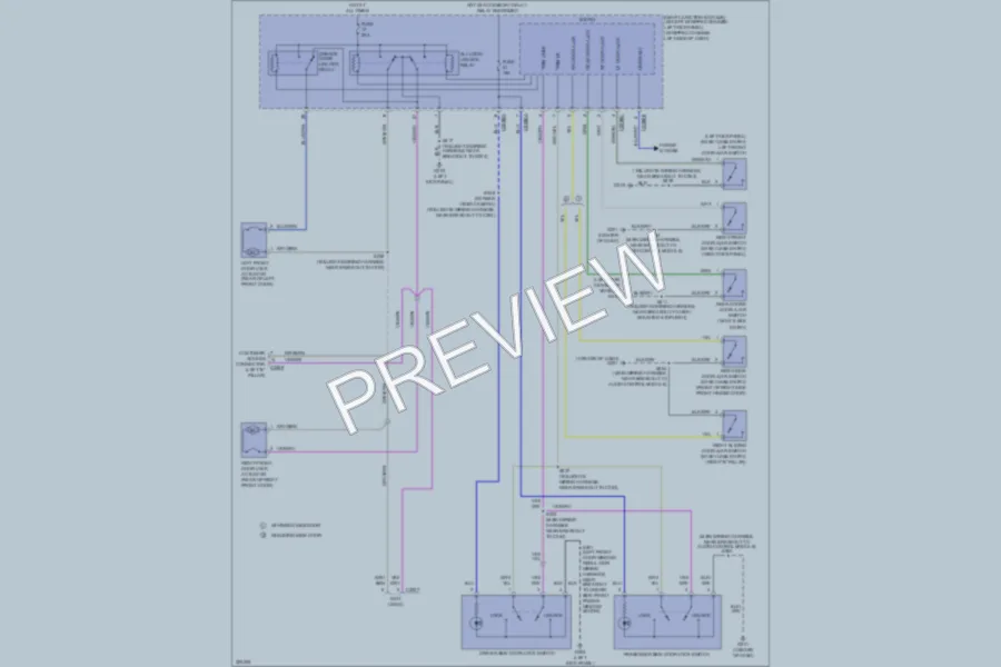 2010 Ford E250 Anti Theft wiring diagram preview