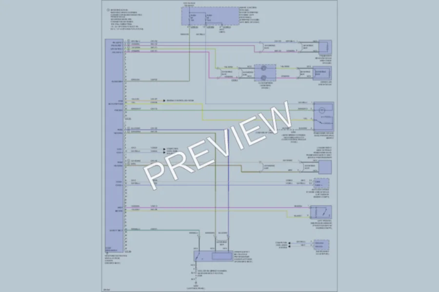 2010 Ford E250 Supplemental Restraints wiring diagram preview