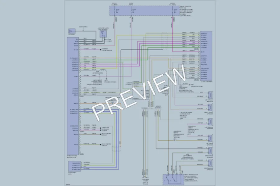 2010 Ford E150 Navigation wiring diagram preview