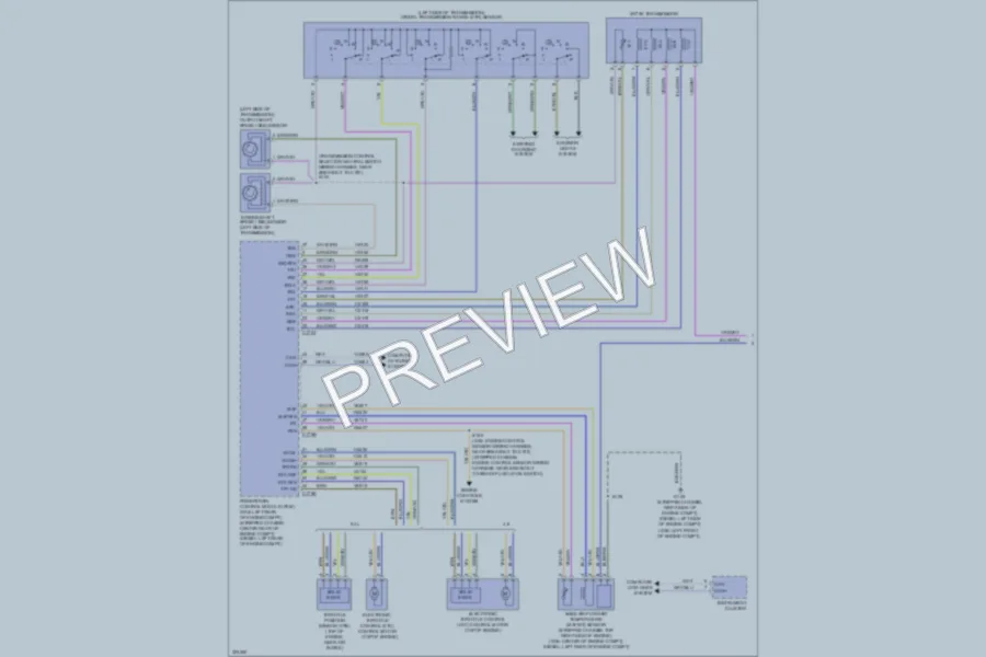 2010 Ford E250 Transmission wiring diagram preview