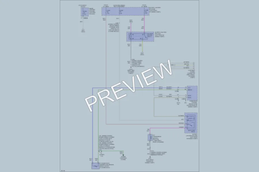 2010 Ford E350 Super Duty Air Conditioning wiring diagram preview