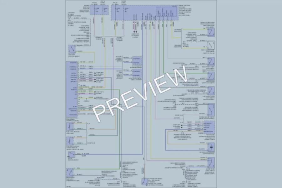 2010 Ford E350 Super Duty Instrument Cluster wiring diagram preview