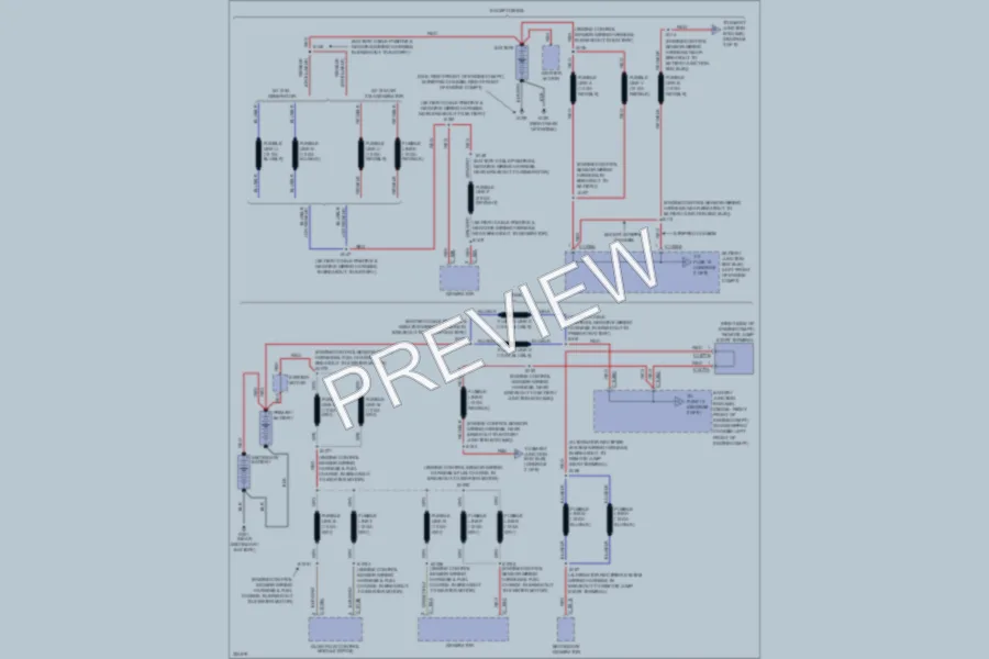 2010 Ford E350 Super Duty Power Distribution wiring diagram preview