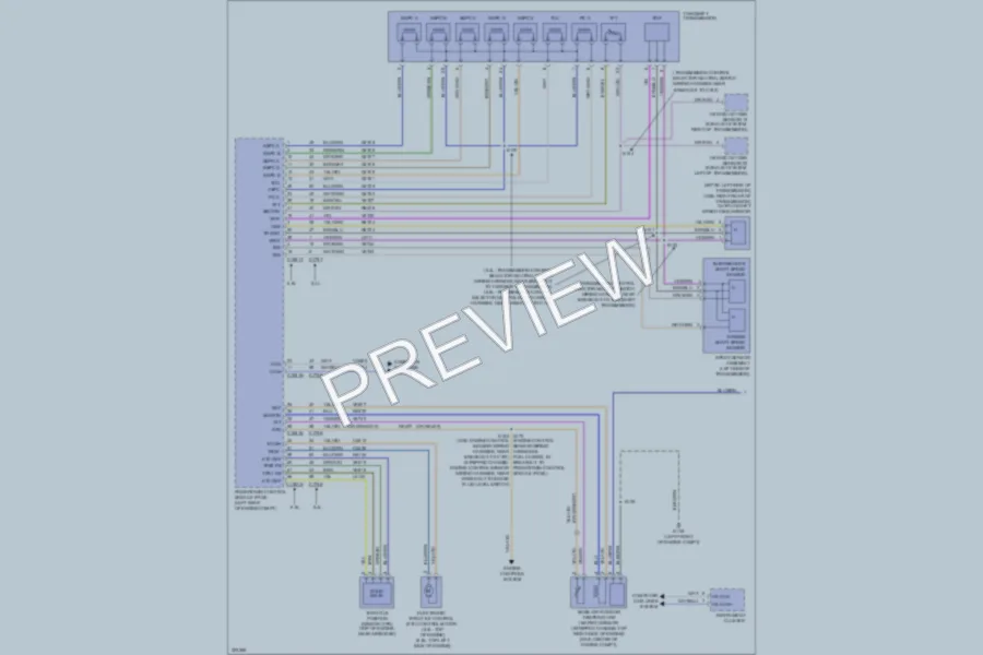 2010 Ford E350 Super Duty Transmission wiring diagram preview